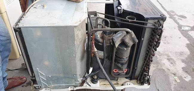 Window AC Gas Filling